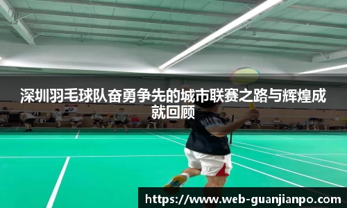 深圳羽毛球队奋勇争先的城市联赛之路与辉煌成就回顾
